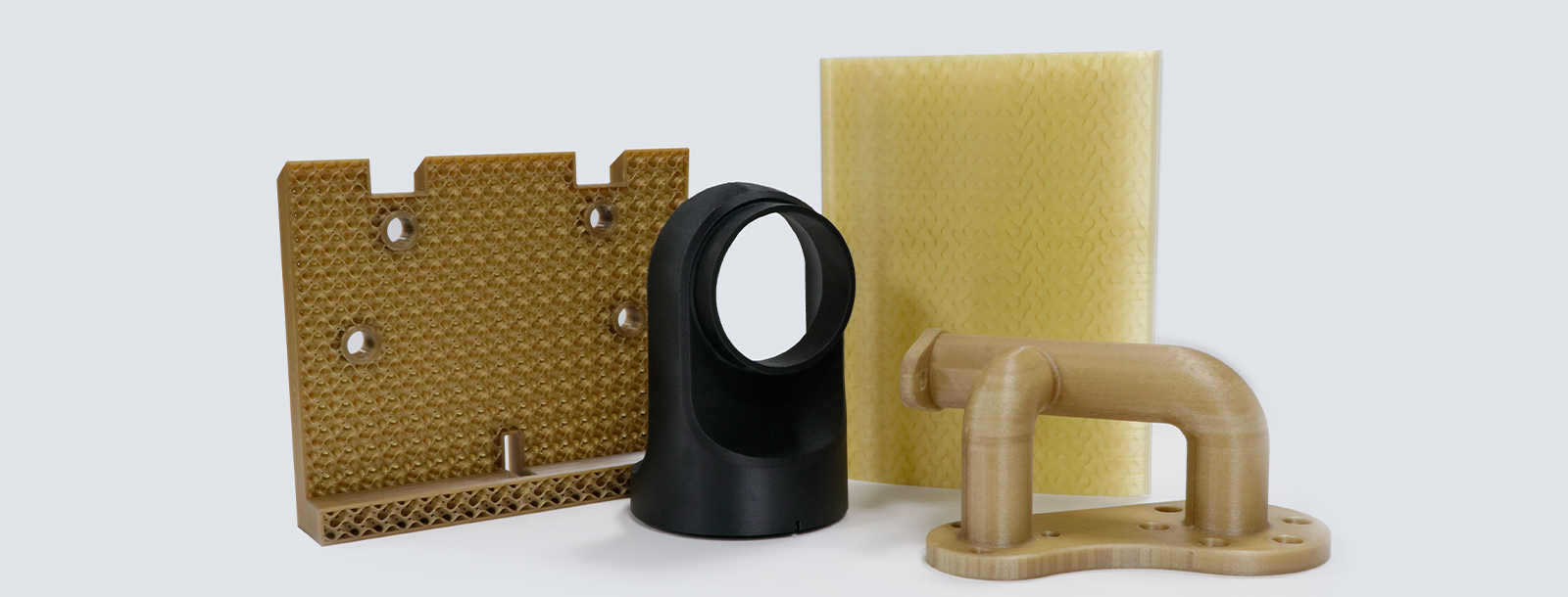  Ultra-fast printing · Full-strength functional parts ·True continuous production